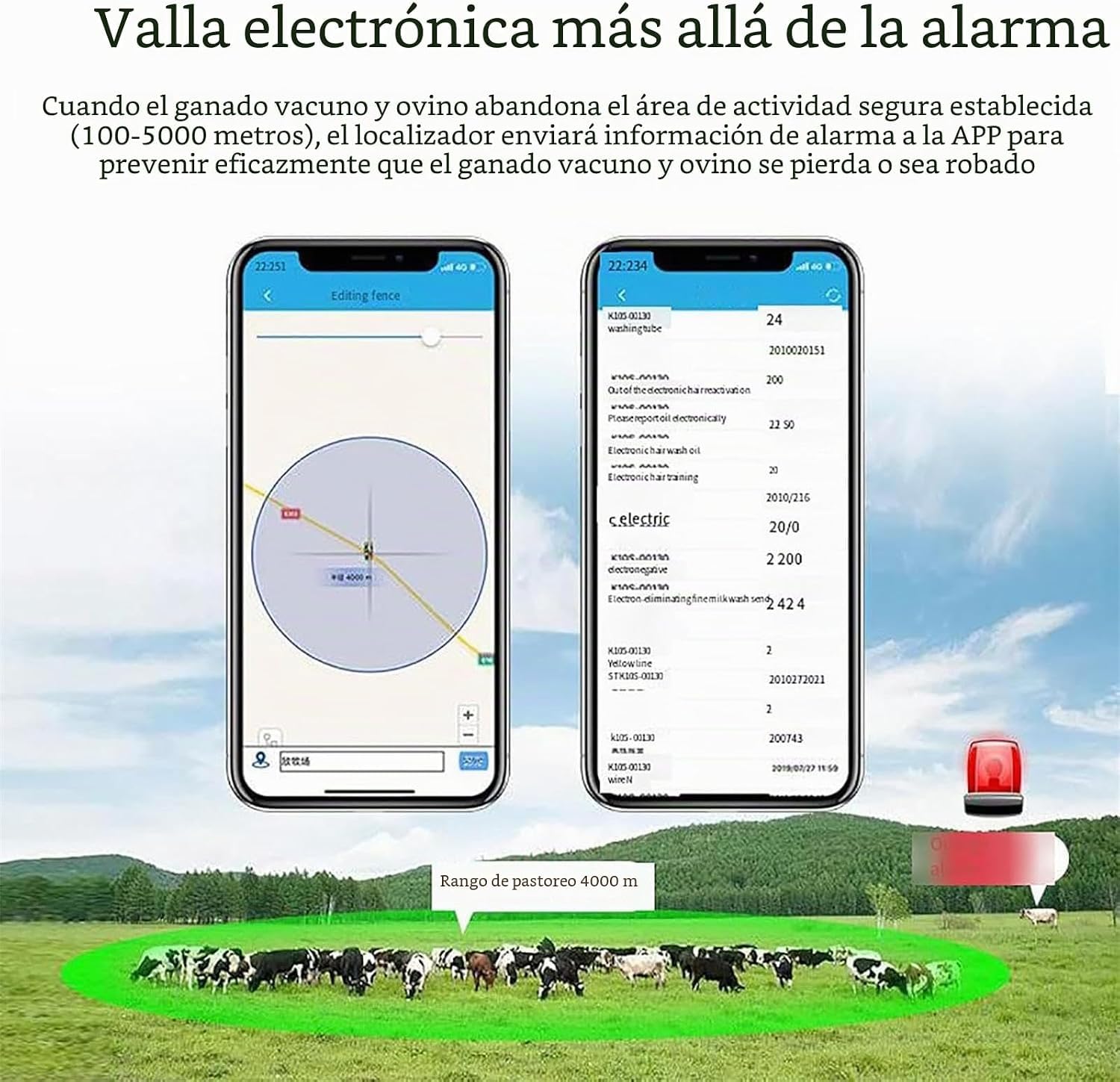 Localizzatore GPS solare per bovini, capre e cavalli, posizionamento in tempo reale e impermeabile