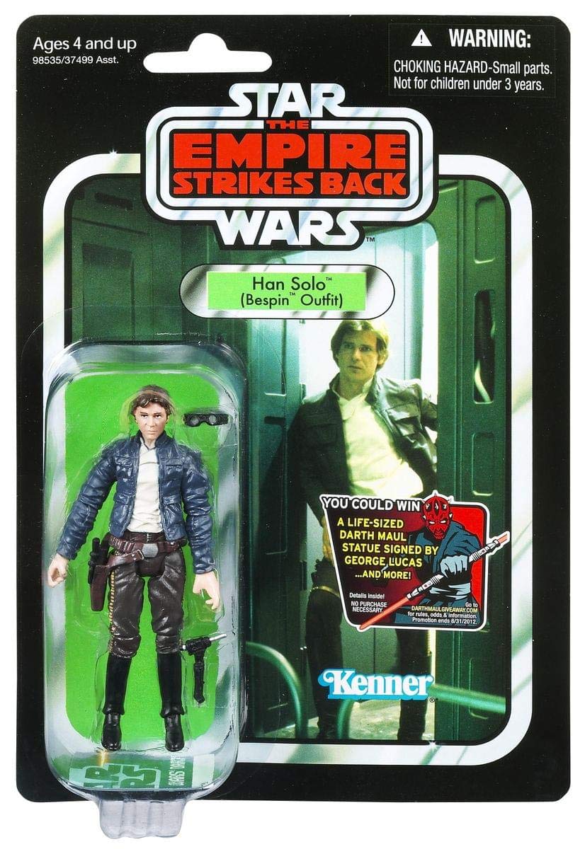Amazon.com: Star Wars Vintage Figure - VC50 EpV Bespin Han : Toys