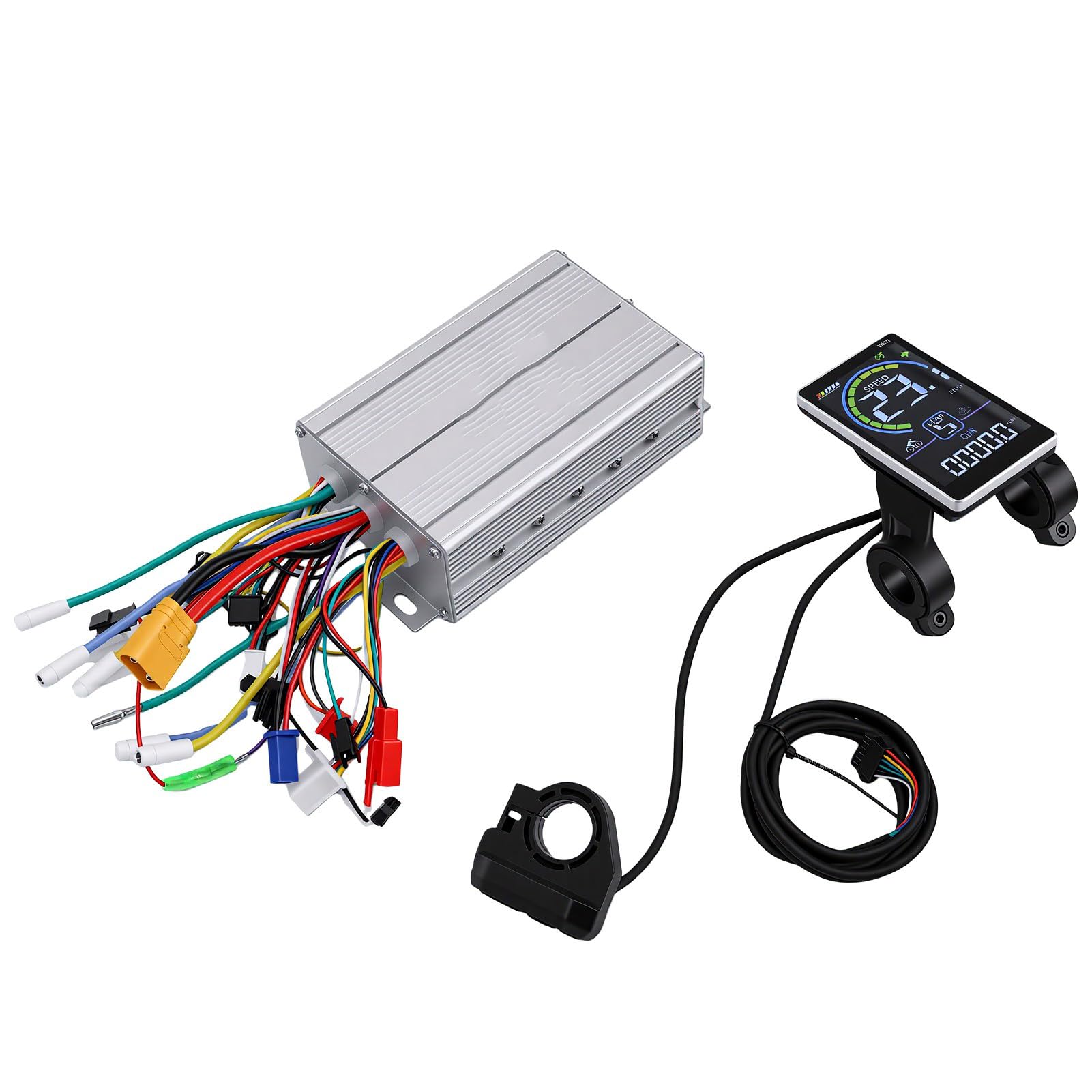 Generic Zestaw Kontrolera Hulajnogi Elektrycznej z Wyświetlaczem LCD Wodoodporne, Inteligentne Funkcje do Codziennych DojazdóW do Pracy 1000 W