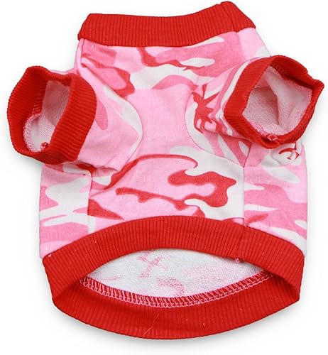 Miniatura 9 de DroolingDog Ropa para perros pequeños para niños, camisas para perros, ropa de perro del ejército, camiseta de camuflaje para perros, cachorros,
