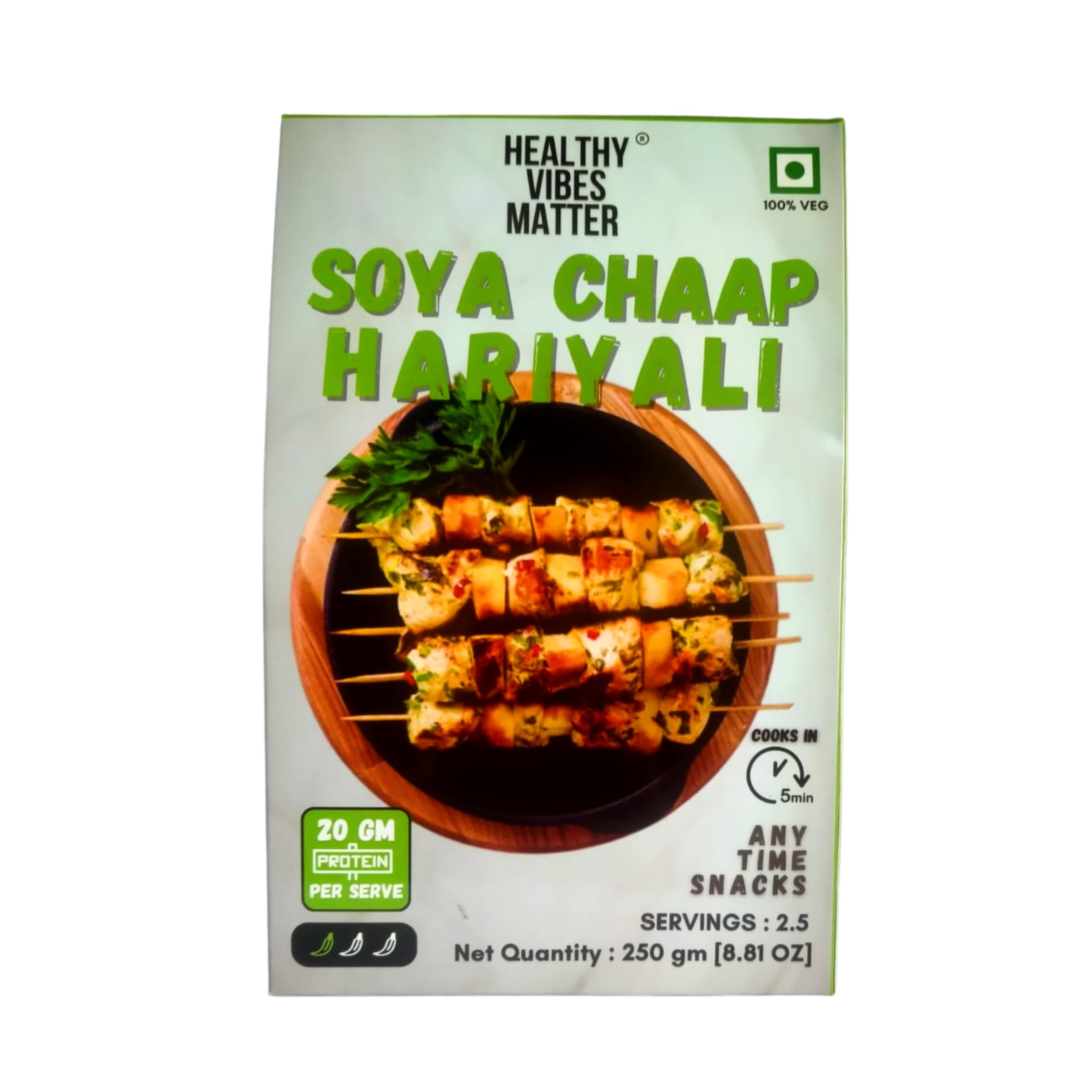 Healthy Vibes Matter Hariyali Soya Chaap Masala, Ready to Cook Spice Mix, Tasty Soya Chaap (Pack of 2) (2) (B0D17GYCMK) Amazon Price History, Amazon Price Tracker