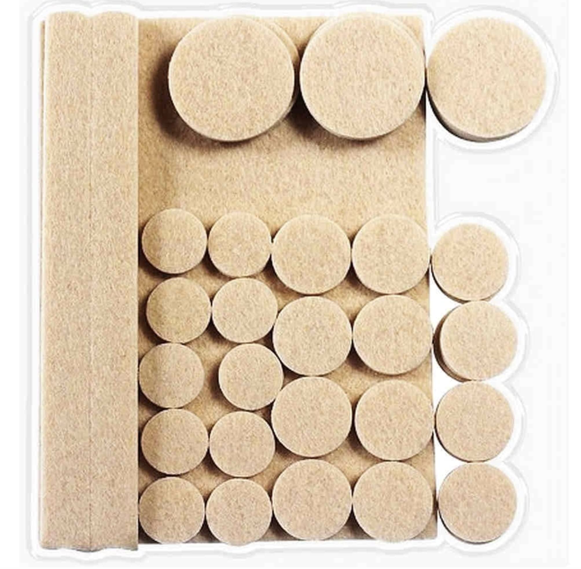 Lkg Lkg® 38Pc Protective Felt Pads Heavy Duty Felt Pads Wood Floor Furniture Protection