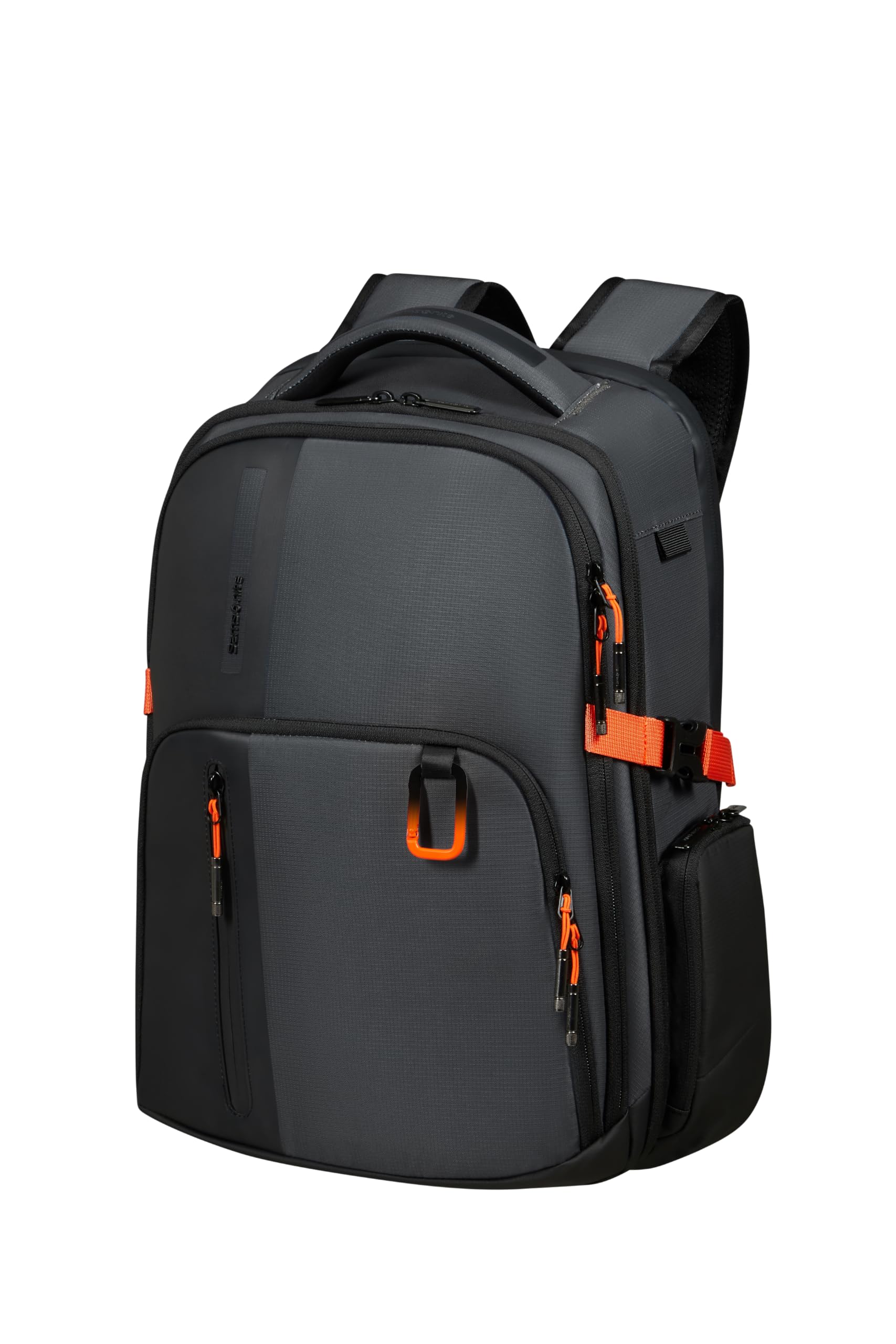 Samsonite Biz2Go Mochila para Portátil 15.6" Mochila Daytrip para Hombre, Grafito/Albaricoque