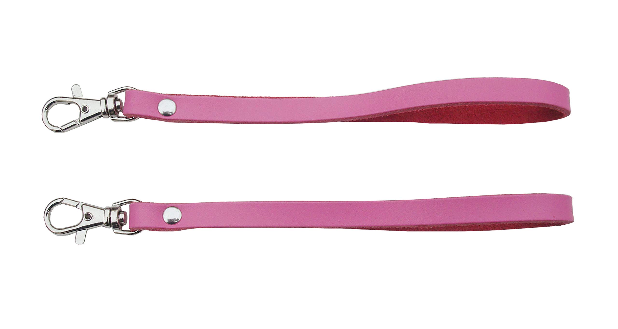 2 Pieces Genuine Leather Wrist Strap For Wallet, Clutch, Or Keychain - Hot Pink Replacement Wristlet Strap, 7.5 Inch - View #10