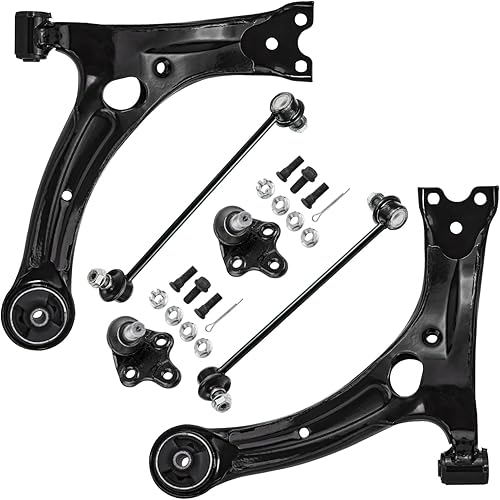 Miniatura 149 de Detroit Axle - Kit de brazos de control AWD para cargador Chrysler 300 Dodge Challenger Magnum, 2 brazos de control superiores delanteros con rótula