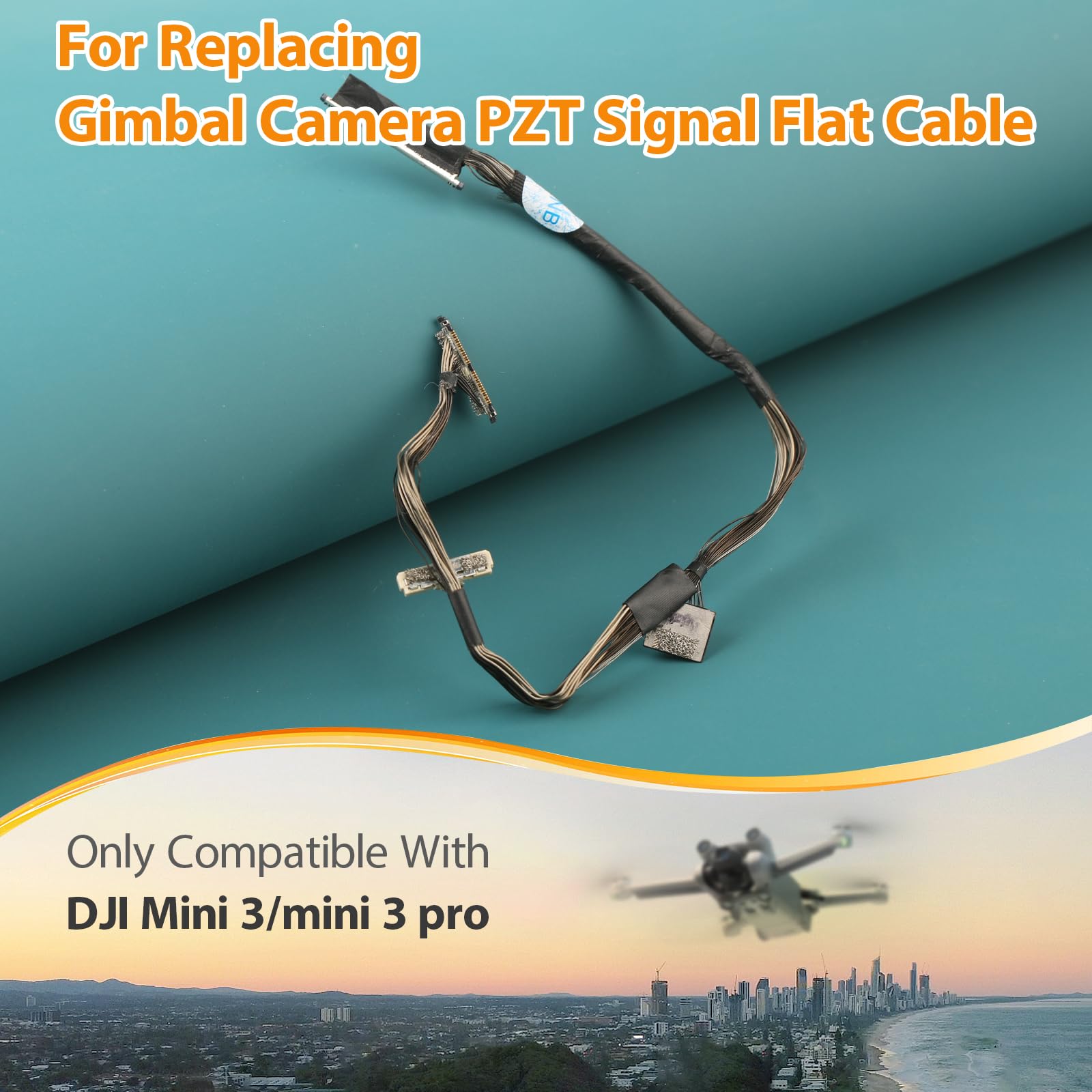 Cavo Segnale PTZ Gimbal per DJI Mini 3 PRO/Mini 3 Gimbal Camera Signal Cable per DJI Mini 3 PRO Cavo PTZ Gimbal for Linea con 4 Attrezzi Parts