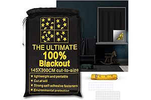 Ez Blackout Portable Blackout Shades (118” x 57”)