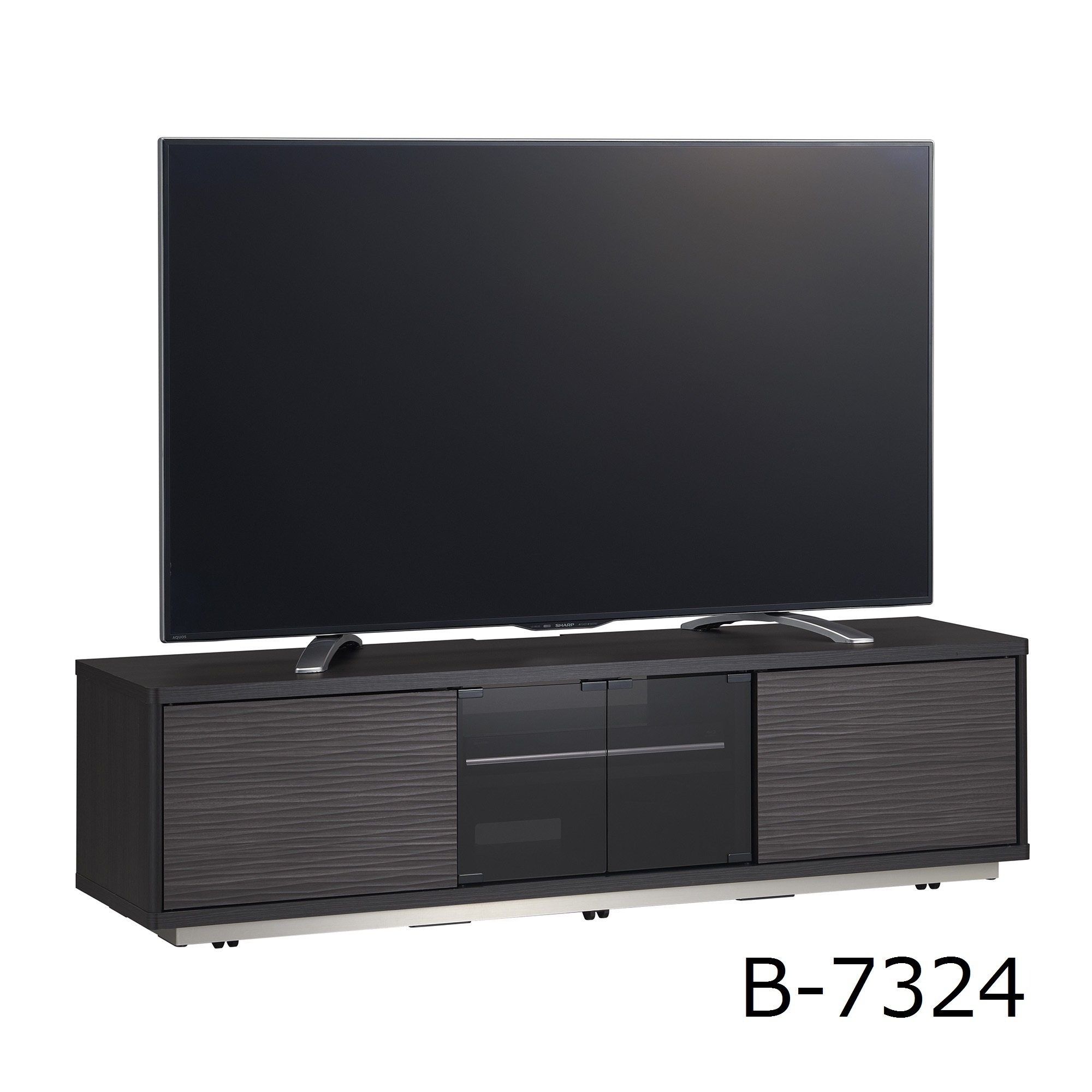 15⭐️テレビボード テレビ台 強化ガラス ハヤミ工業製 （B-3）