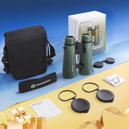 Miniatura 7 de Prismáticos de 10 x 50 para adultos de alta potencia, binoculares para cruceros, binoculares profesionales HD con prisma de techo BAK4 y