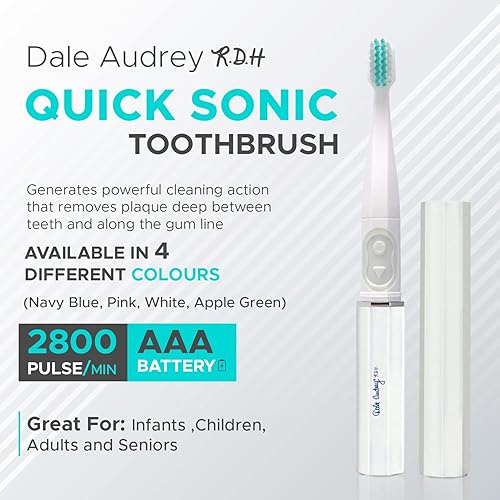 Miniatura 2 de Cepillo de dientes eléctrico Quick Sonic para adultos  Cepillo de dientes inteligente con batería recargable para limpieza profunda con manchas