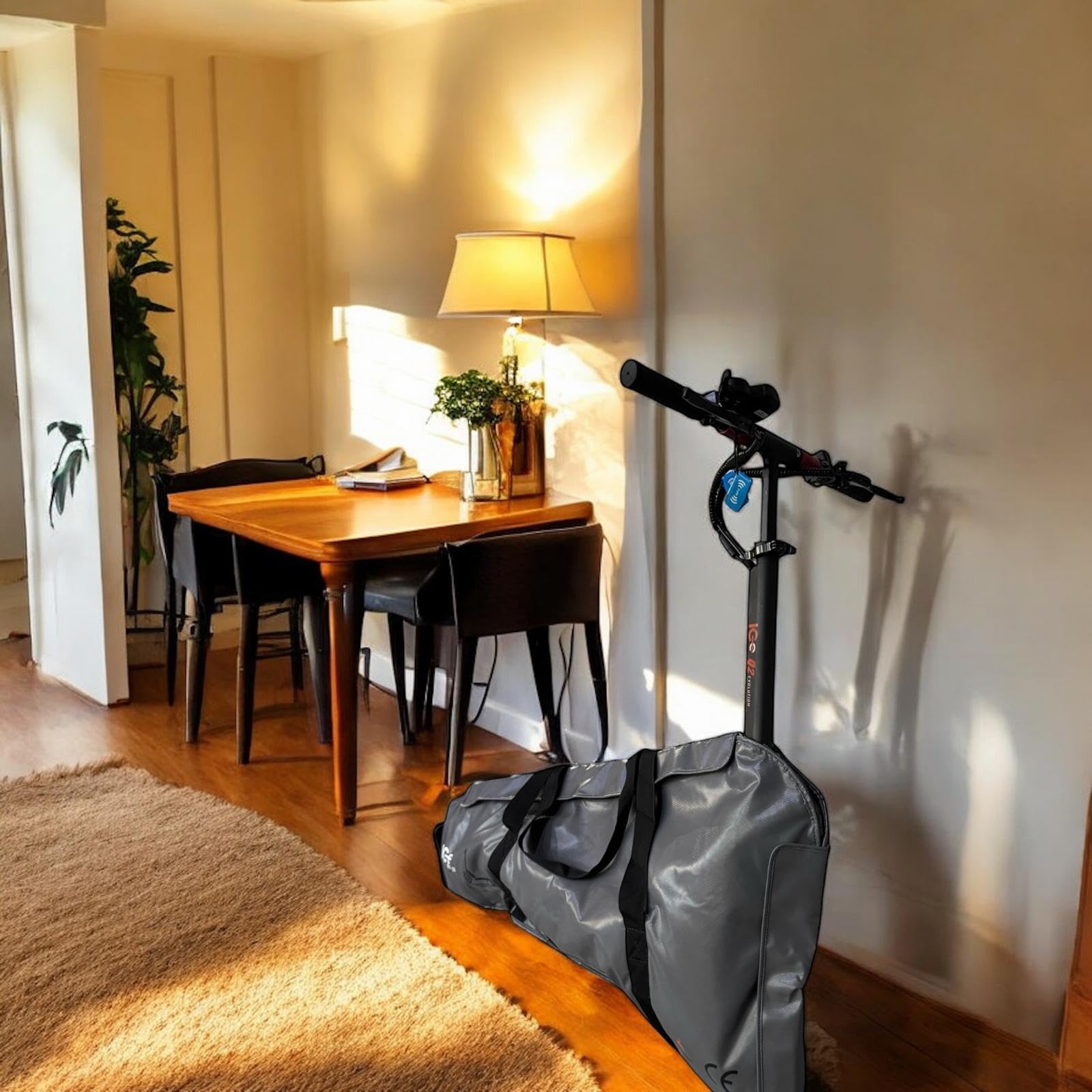 ICe Bag S4 - Bolsa Ignífuga de Transporte para Patinetes Eléctricos - Protección contra Explosiones e Incendios de Baterías de Litio - Seg. Certificada - para Hogar y Trabajo