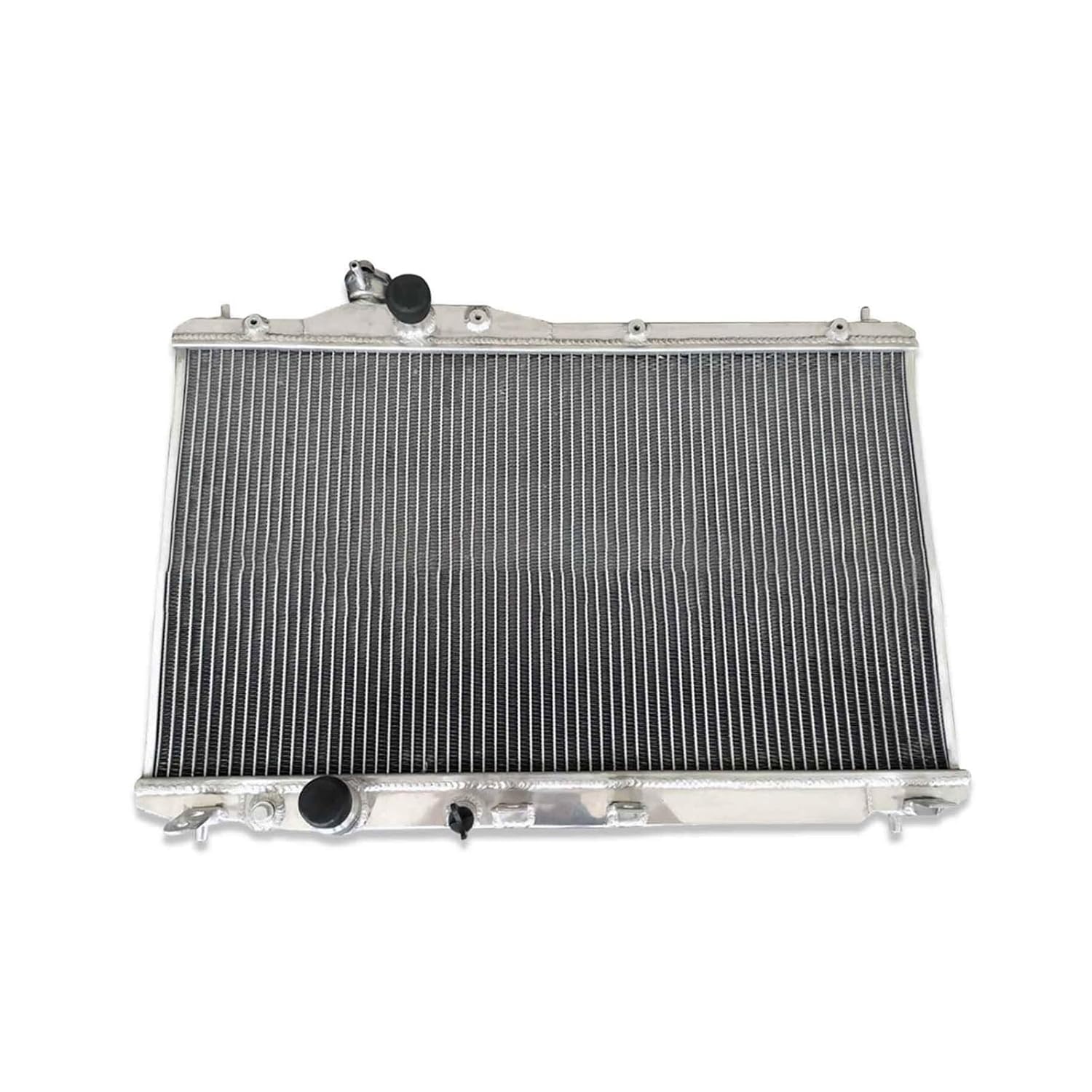 2 Row Aluminum Radiator + Fans Compatible with H Civic 2012-2015 Acura ILX 2013-2015 at MT
