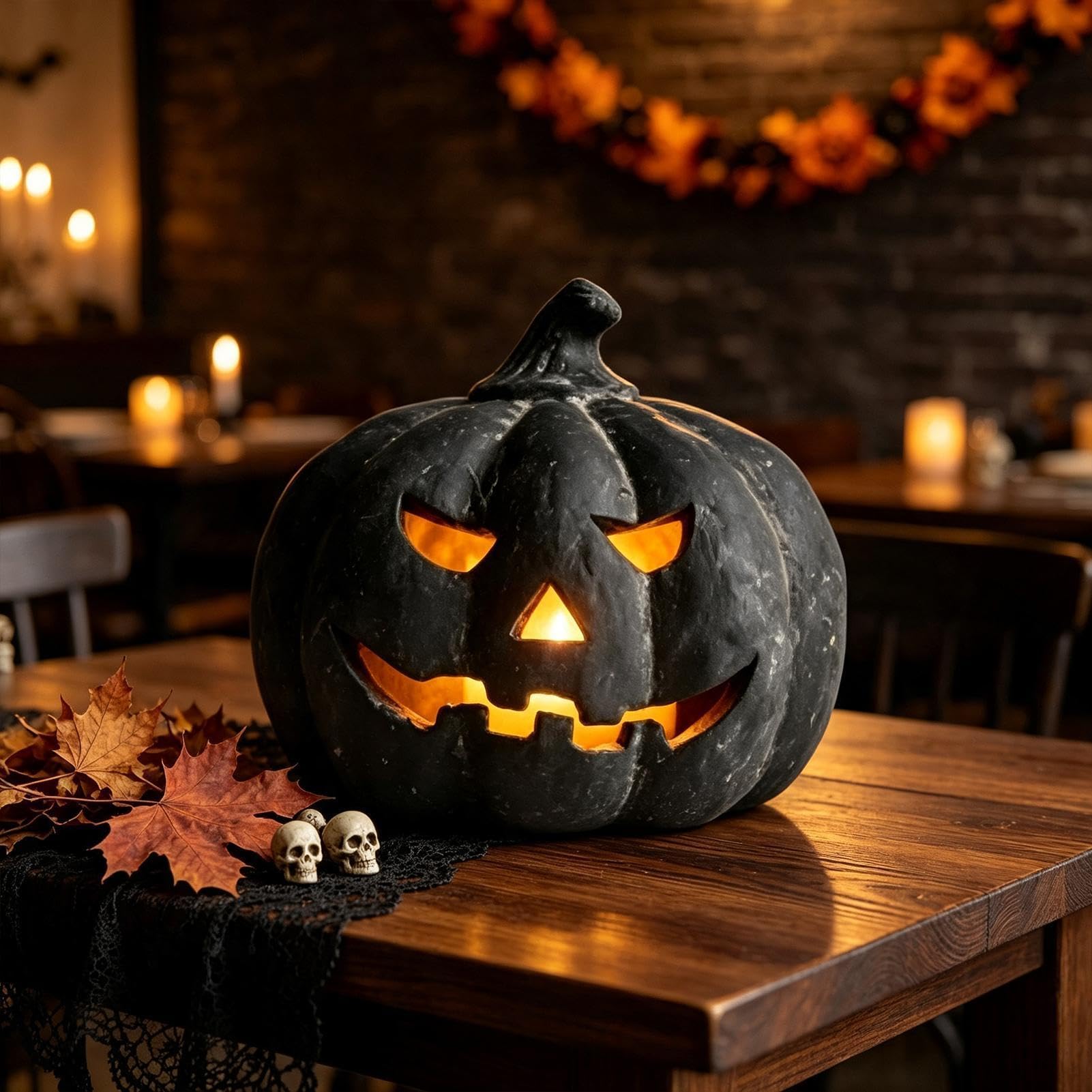 Generisch Decorazione a di Halloween, spaventosa statua autunnale in