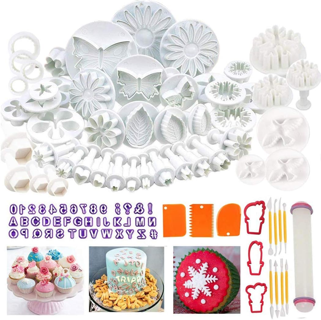 Best Buy Baking Fondant Stamp Set DIY 101 pcs Cookies Cutters Cake Decoration Biscuit Cutter Kit Punctuation Marks Letters Numbers