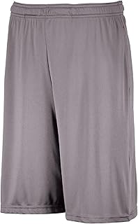 Russell Athletics Men's Dri Power Essential Performance Shorts with Pocket - Workout and Gym Active Wear