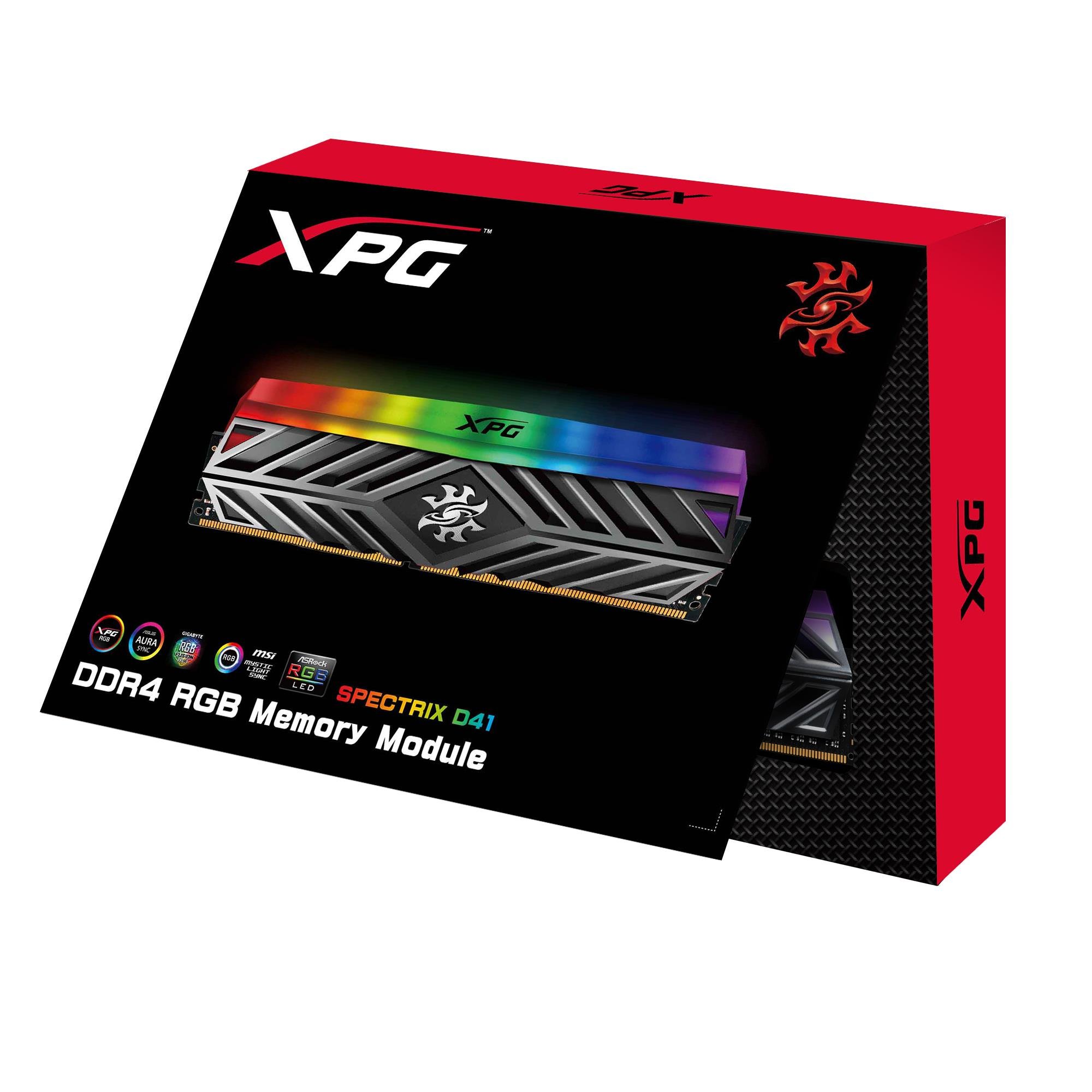 XPG Spectrix D41 RGB DDR4 3200MHz 16GB (2x8GB) 288-Pin CL16
