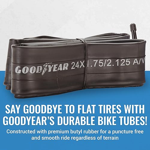 Miniatura 82 de Goodyear Tubo de bicicleta con caucho butílico - Tubos de bicicleta confiables para ciclismo premium