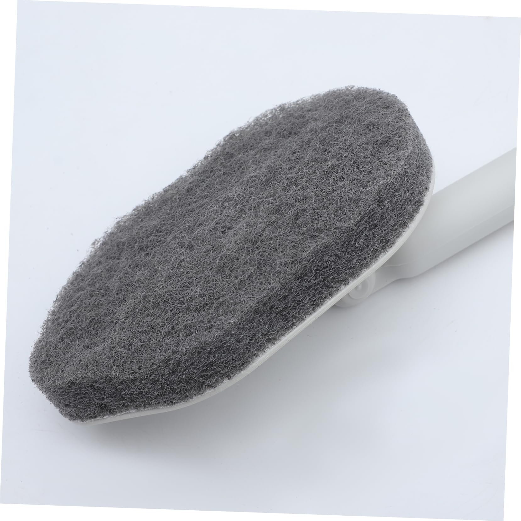 Cepillo para Fregar el Suelo del Baño, 1 Juego, Blanco | Pp, Pet y Acero Inoxidable, Apto para Azulejos de Baño y Ducha, Uso en Baños y Cocinas