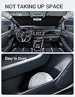 Vista 143 de Proadsy Parasol para parabrisas actualizado 2026, ajuste personalizado, Lexus NX 2022-2025 2026, 4 capas, plegable, protector de parasol frontal que