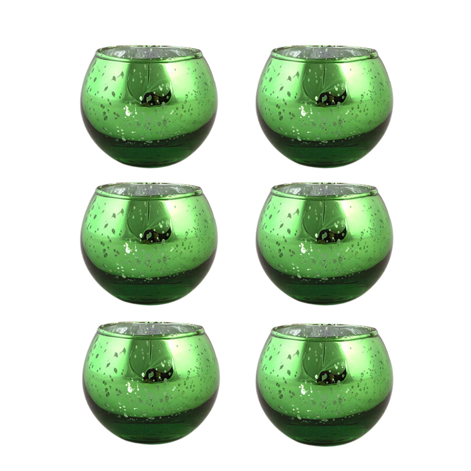 Glass Holders Set of 6, Diwali Gift Votive Holders Glass Tealight Holder Home Table Decorations Votive Decorative