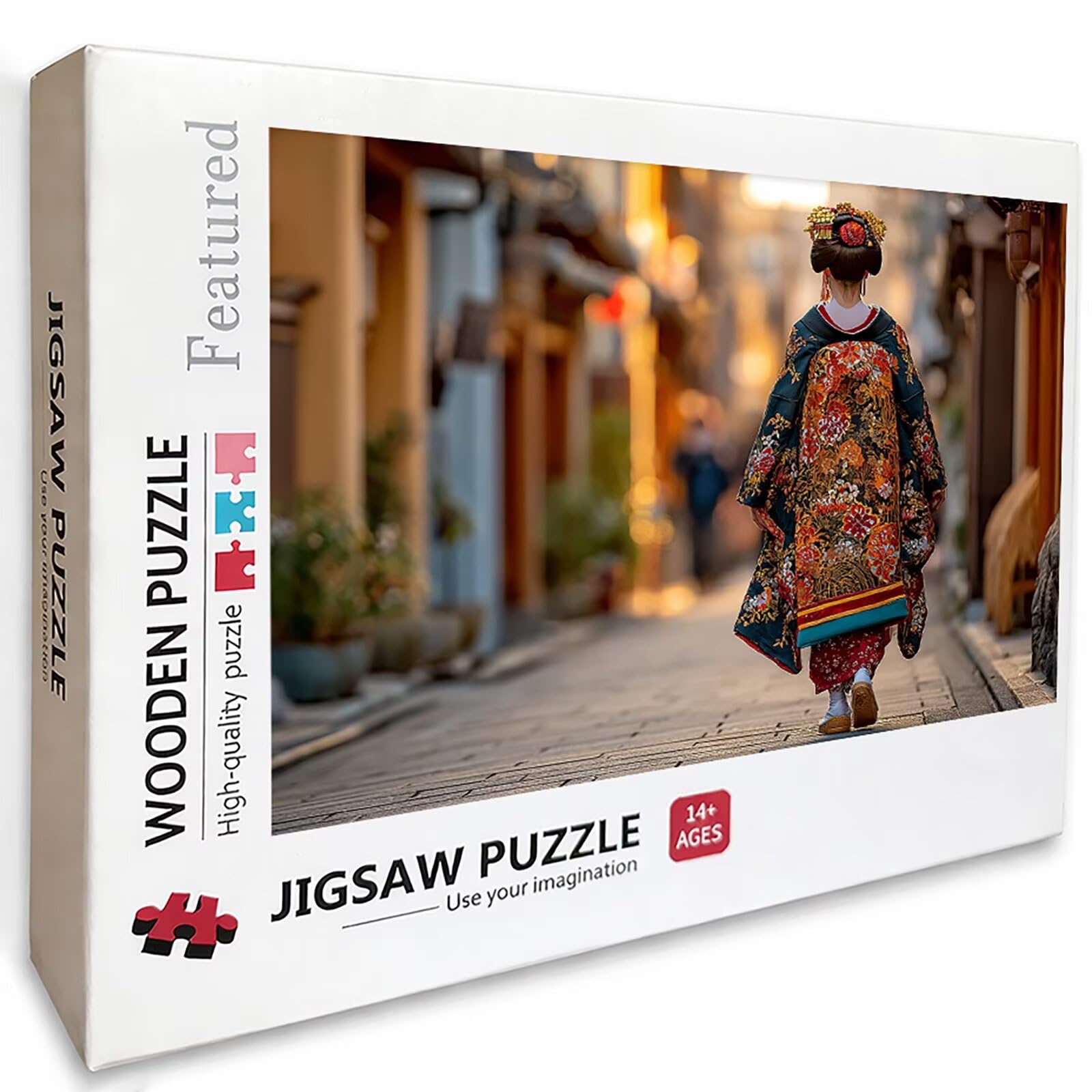Giappone Puzzle 6000 Pezzi Adulti, Puzzle Legno con Scatola 179x105cm, DIY Giochi Divertenti per Familiar, Idea Regalo Uomo e Donna, Squisita confezione Regalo, Estate Decorazioni, (Geisha) 3-4373