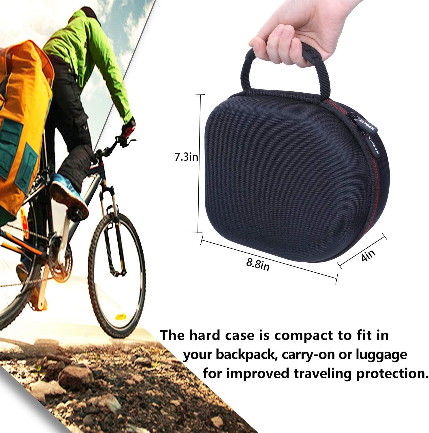 LTGEM Headset Case Compatible with Logitech G Pro X 2 / Logitech G Pro X/Logitech G pro Gaming Headset - Hard Storage Travel Protective Carrying Bag - Image 4