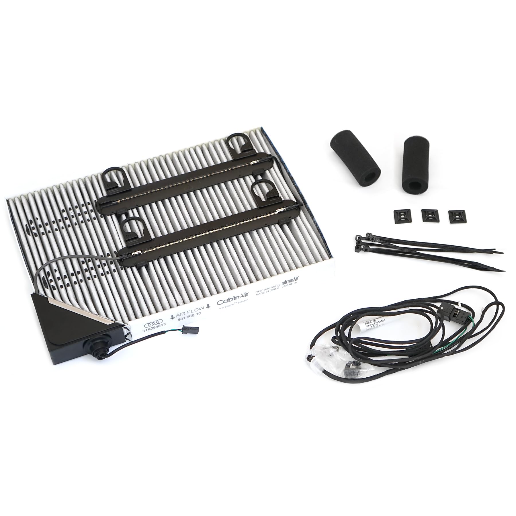 Audi 81A054660 - Filtro dell'aria per abitacolo elettrico con filtro antipolvere