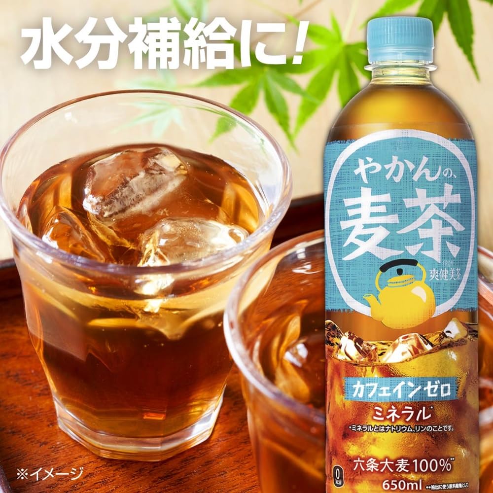 Amazon.co.jp: コカ・コーラ やかんの麦茶 from 爽健美茶 ラベルレス