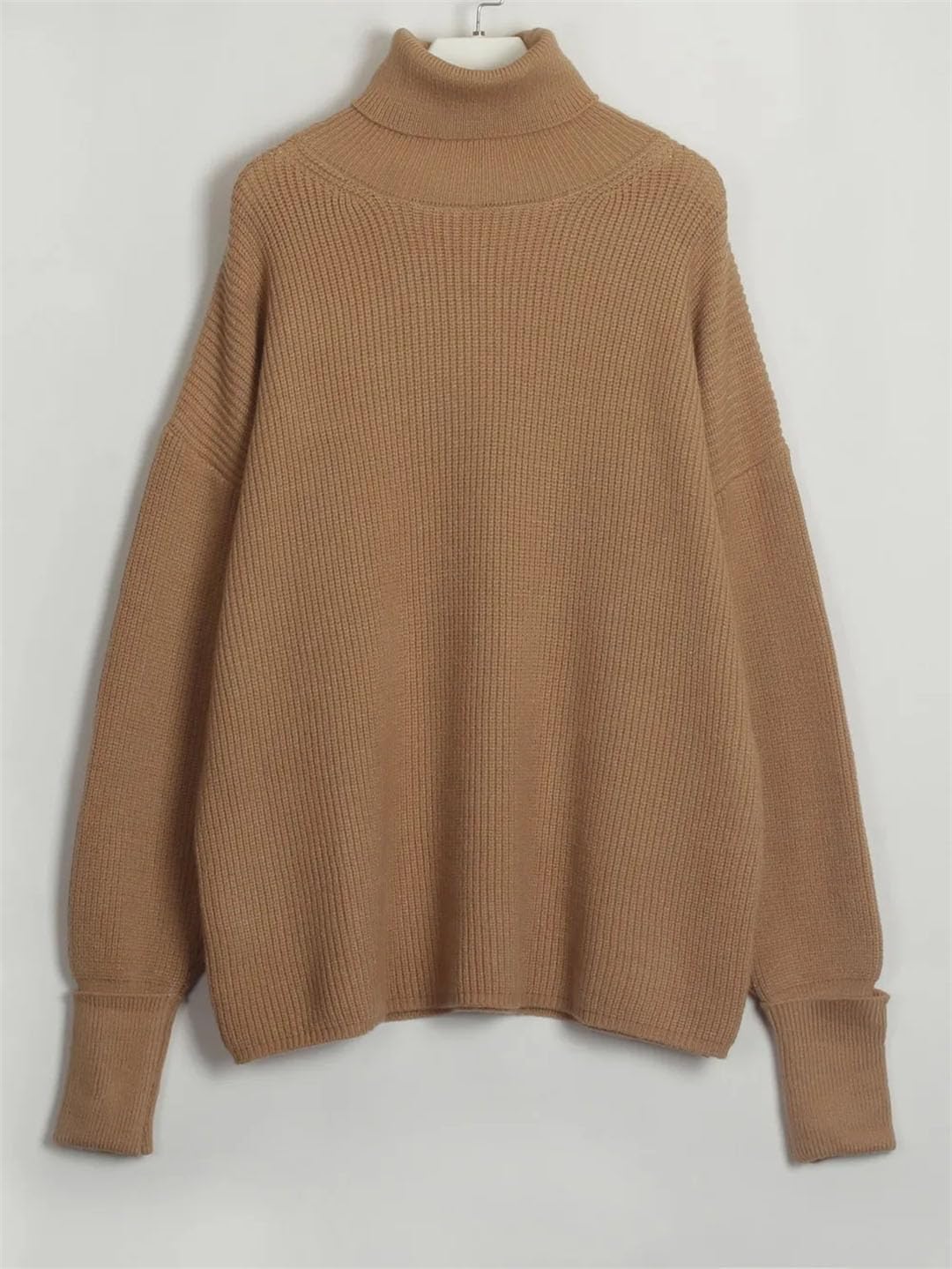 Maglione da donna a collo alto, stile casual
