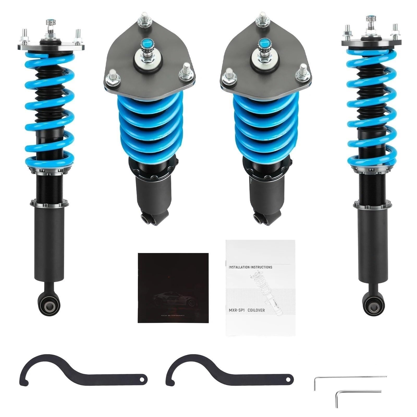 Amortyzatory samochodowe amortyzatora Regulowane amortyzatory Coilover do Lexus Gs300 Gs400 Gs430 98-05 Amortyzatory zawieszenia Coilovers Spring Kit