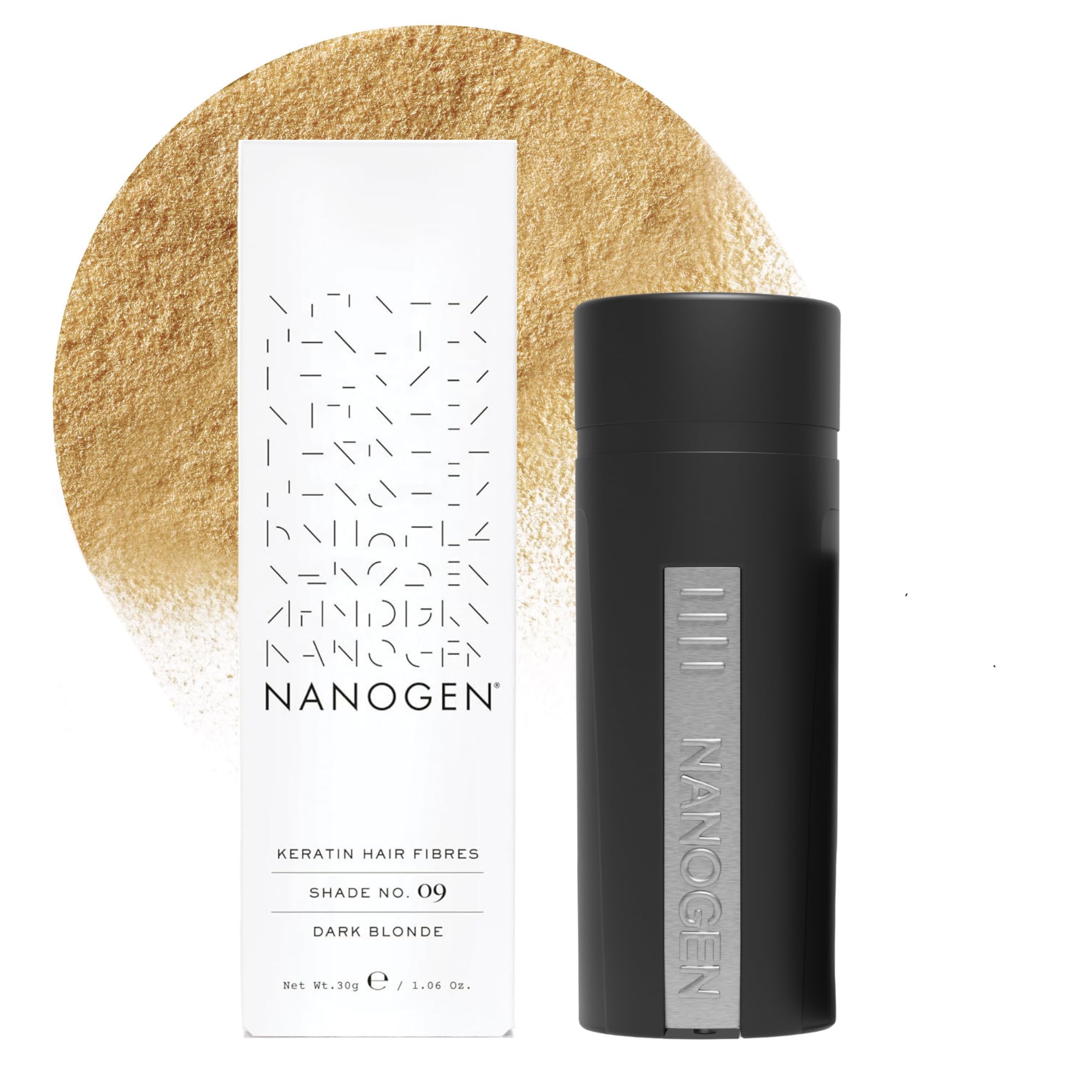 Nanogen Hair Fibres, 30 g Dark Blonde