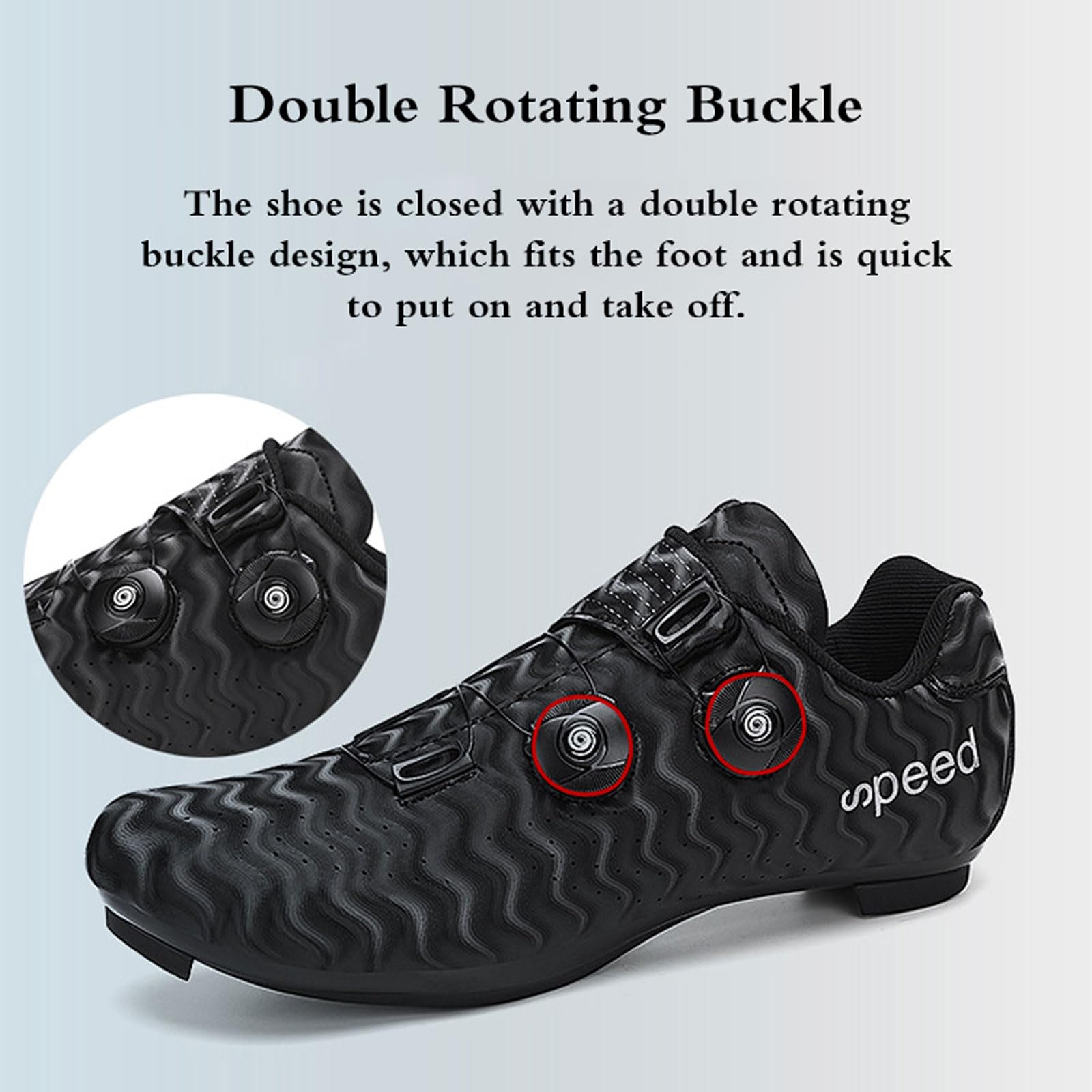 Scarpe Ciclismo Strada Uomo,Scarpe Ciclismo Uomo,Uomo Scarpe da Ciclismo,Scarpe Ciclismo per Bici da Strada,Scarpe da Bicicletta Traspiranti,Scarpe da Mountain Bike per Bici da Strada.