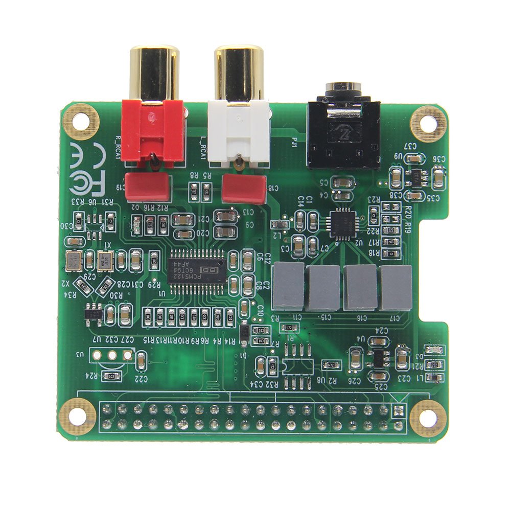Rpi-Hifi-Dac Pcm5122 Scheda Di Espansione Scheda Audio Hifi Dac Per Raspberry Pi 3 Modello B / 2B / B +