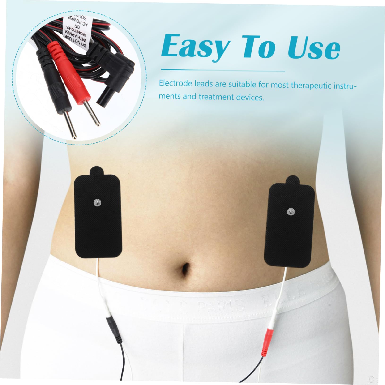 BESTYASH 16stücke Elektrodenleitung Für Therapiegeräte Geeignet Für Massagegeräte Installieren Und Zuverlässig Kompatibel Mit Meisten Behandlungsgeräten