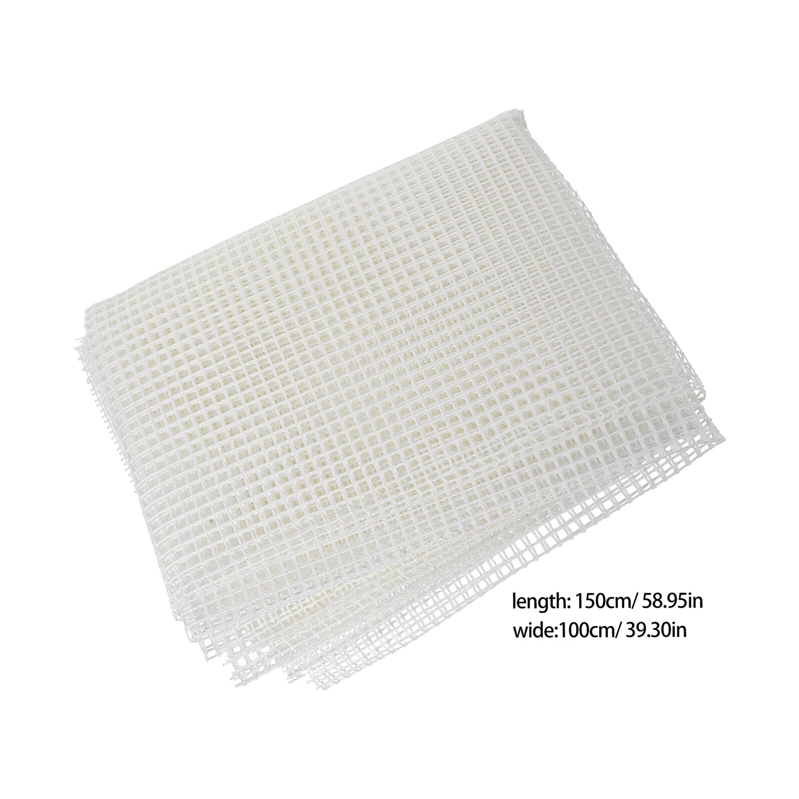 2 Piezas Lienzo de Malla para Hacer Alfombras y Bordados, Plástico Blanco de 59x39 Pulgadas, Fácil Limpieza y Mejora Habilidades Manuales para Decoración de Punto de Cruz