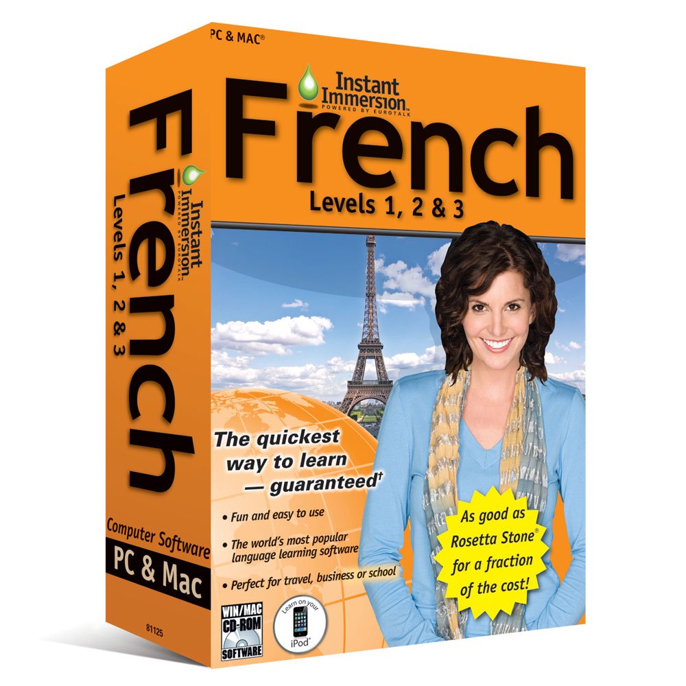 (2011 Version) Instant Immersion French Levels 1, 2 & 3