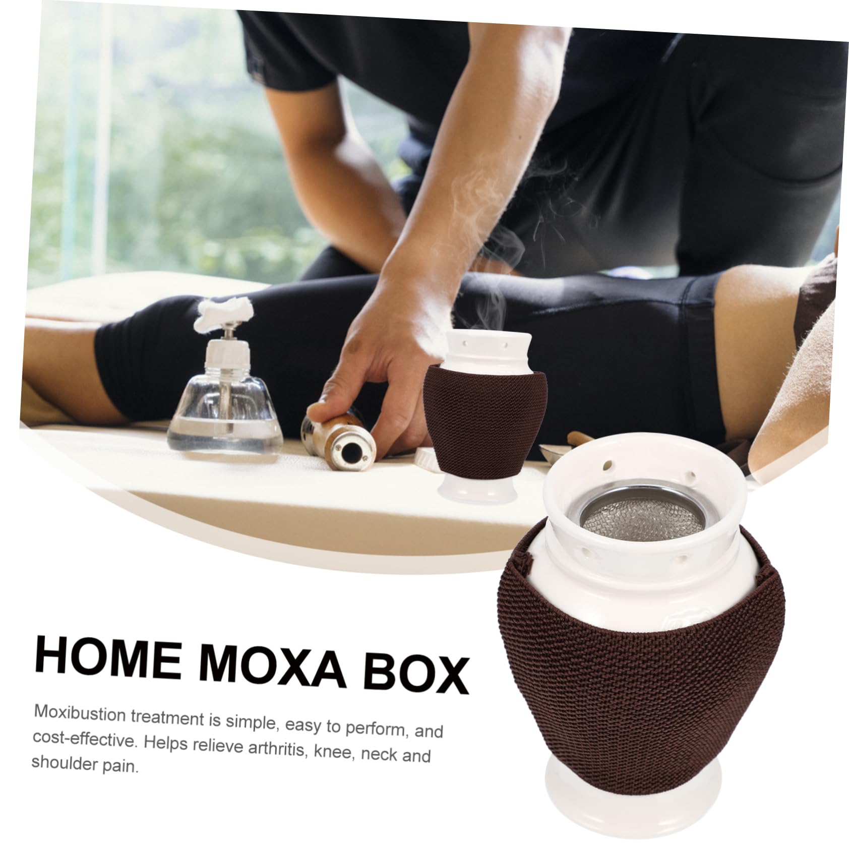 FRCOLOR 1pc Cup Rack Tools Cone Holder Stand Moxa Cone Burner Holder Moxa Massage Pot Portable Tools Holder Moxa Massage Can Moxa Pot White Ceramics