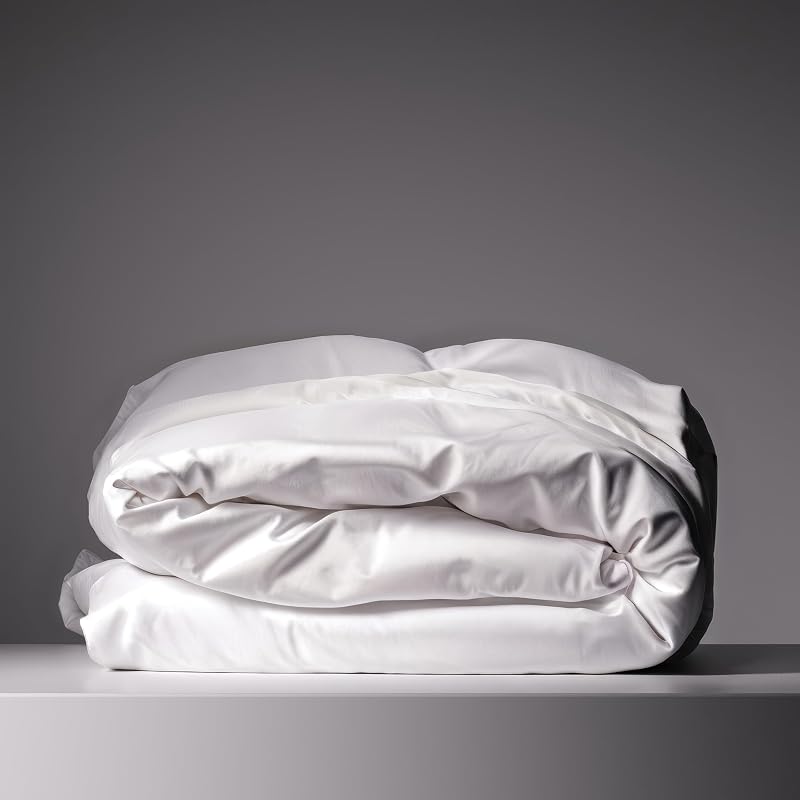 Eucalyptus Duvet Cover, Softer Than Silk Fibers, Full/Queen Size | Infused with Silver for Anti-Odor, More Cooling Than Cotton, Perfect for Hot Sleepers & Sensitive Skin