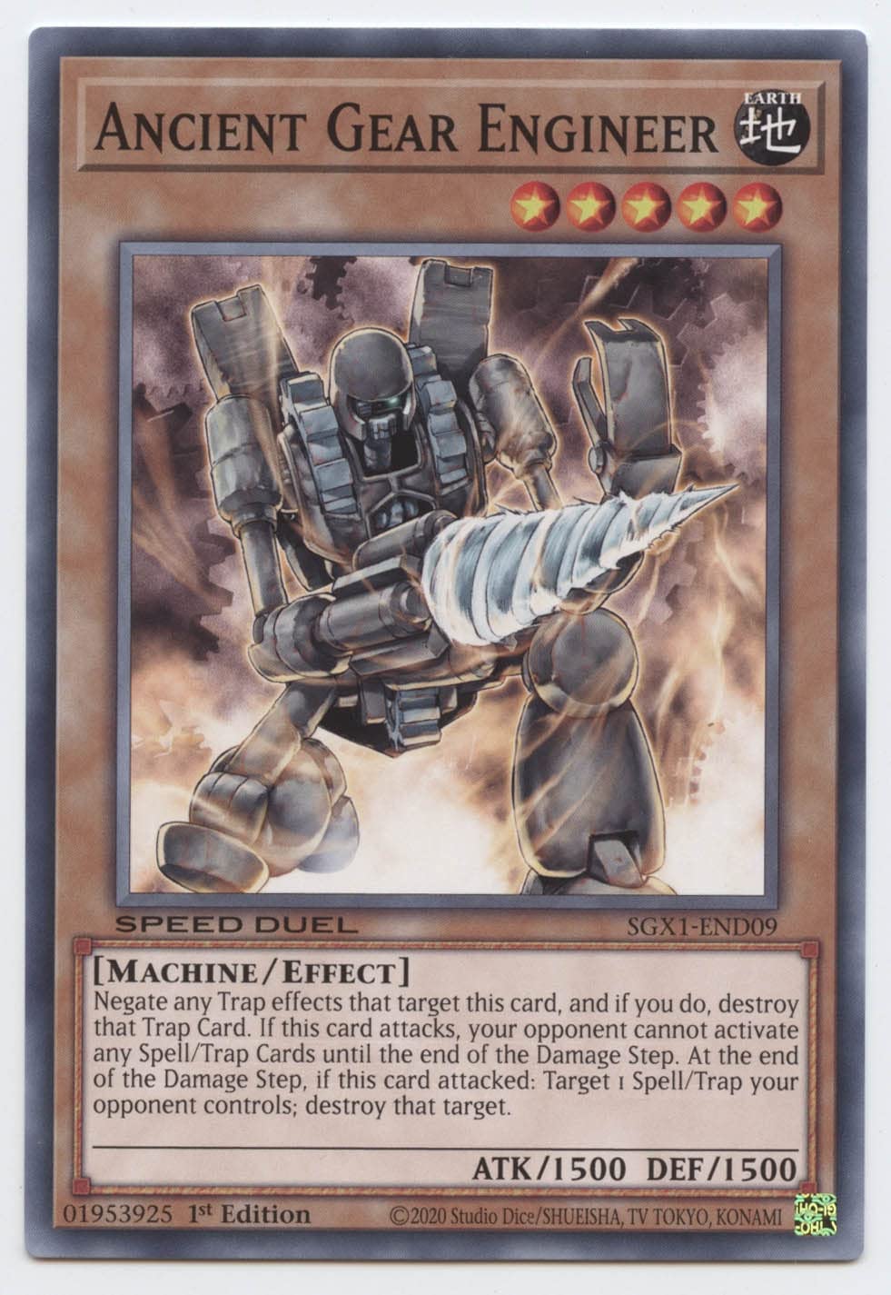 Ancient Gear Engineer - SGX1-END09 - Common