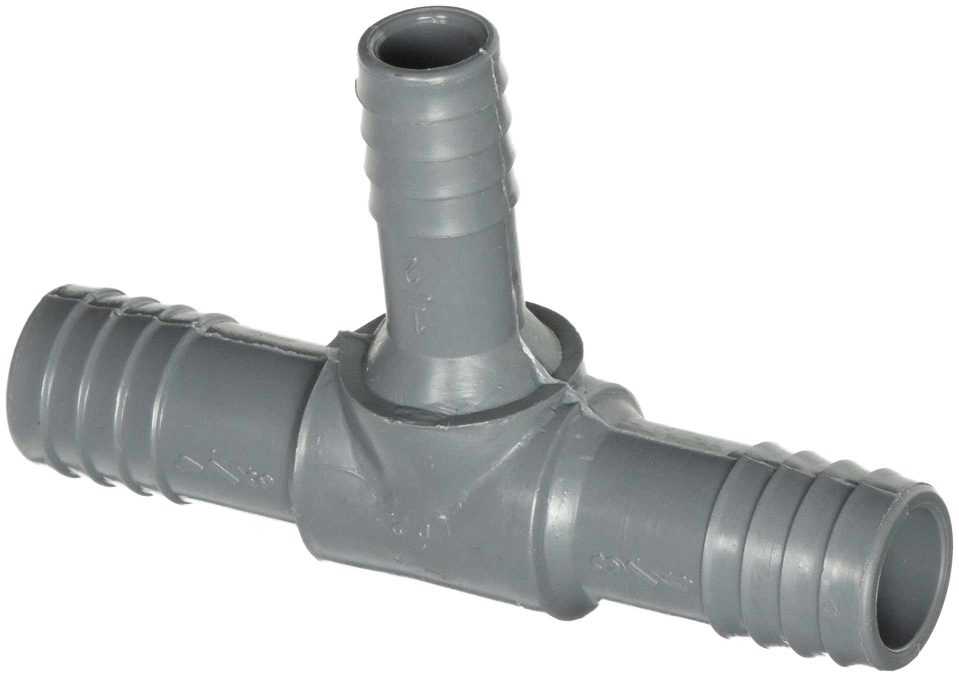 GenovaProducts 351471 Insert Tee Pipe Fitting, 3/4" x 3/4" x 1/2"