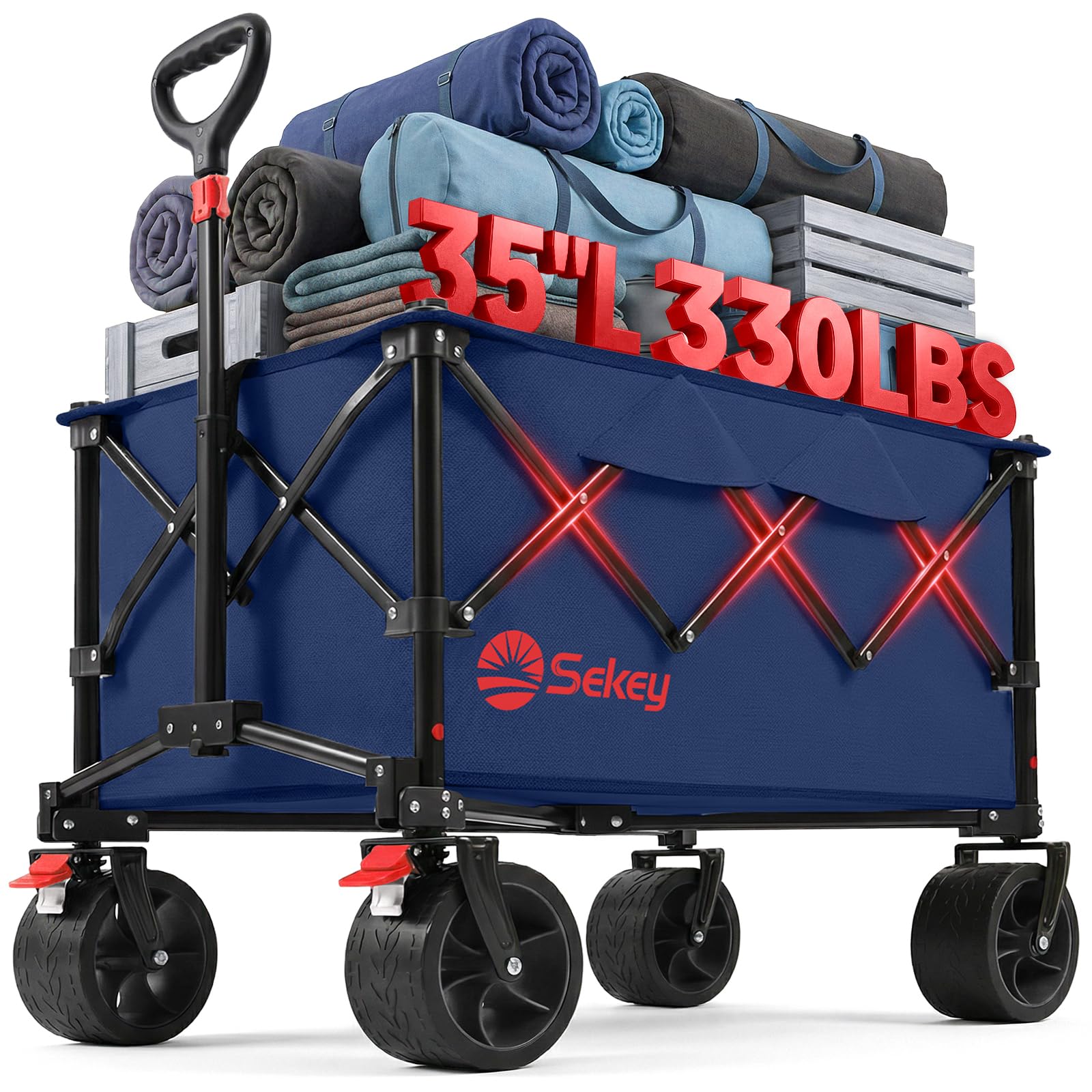 Sekey 150L Foldable Wagon