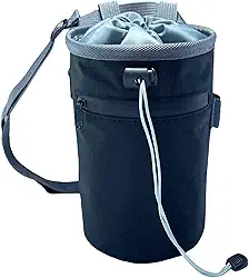 Bolsa para Magnésio para Escalada, Adequada para Homens E Mulheres, com Cinto de Quadril Ajustável, Estojo para Magnésio, Bolsa de Armazenamento para