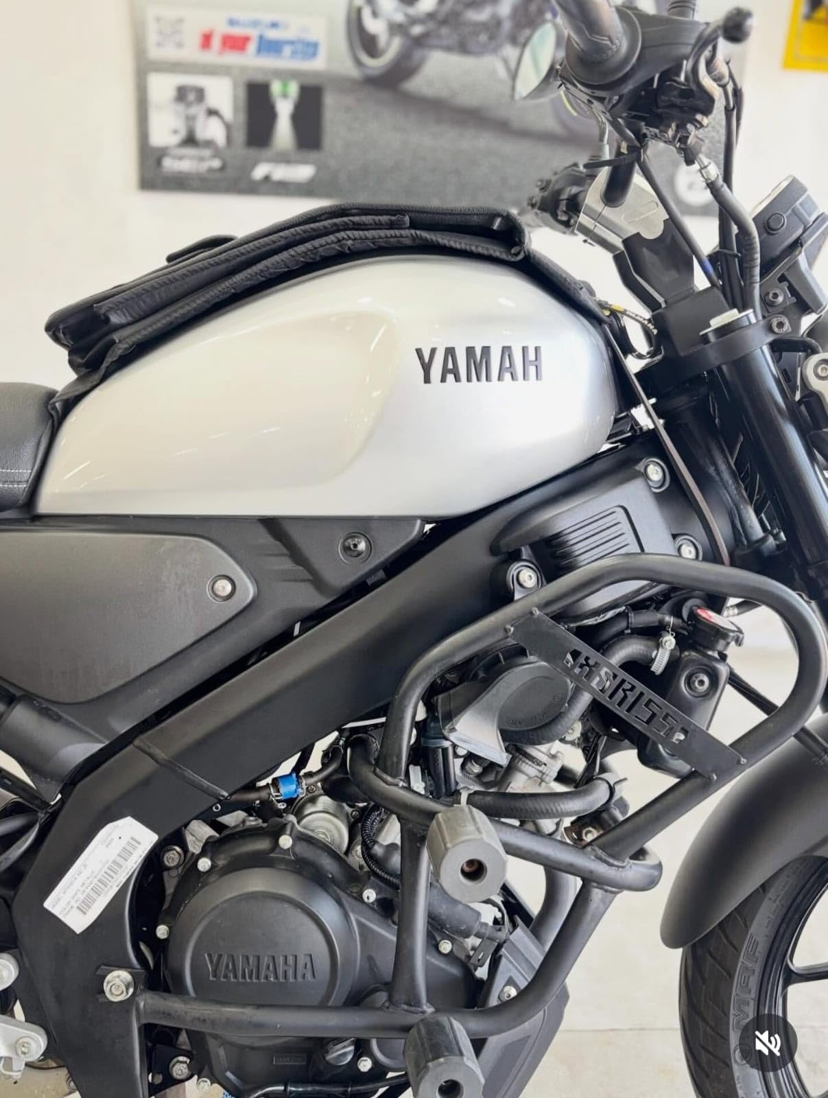 TIGER AUTO XSR 155 Premium Crash Guard/Engine Guard with Double Frame Sliders - Black (Fits Yamahaa XSR 155)-image-12
