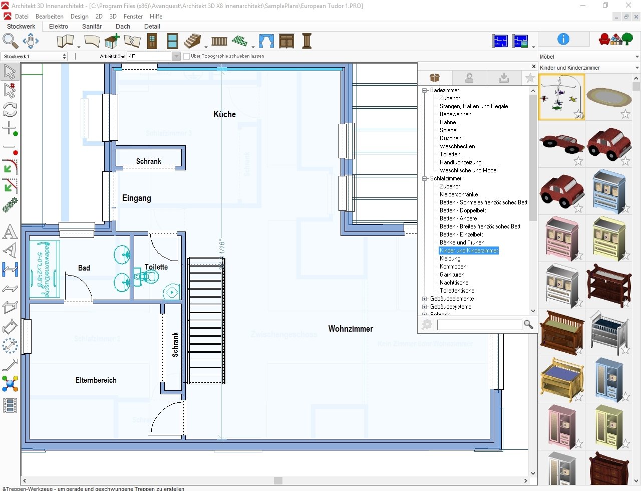 Architekt 3D X8 Innenarchitekt