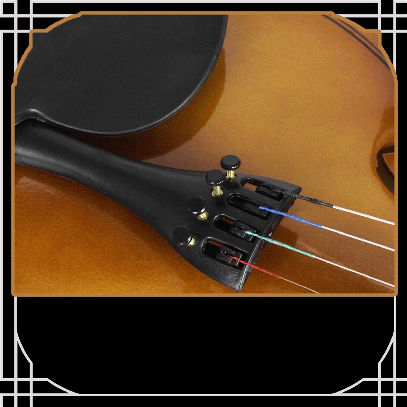 Geige Natürliche Farbe Lindenholz Violine Anfänger Übungsgeige Flügel Geigenkasten(1/4-natural)