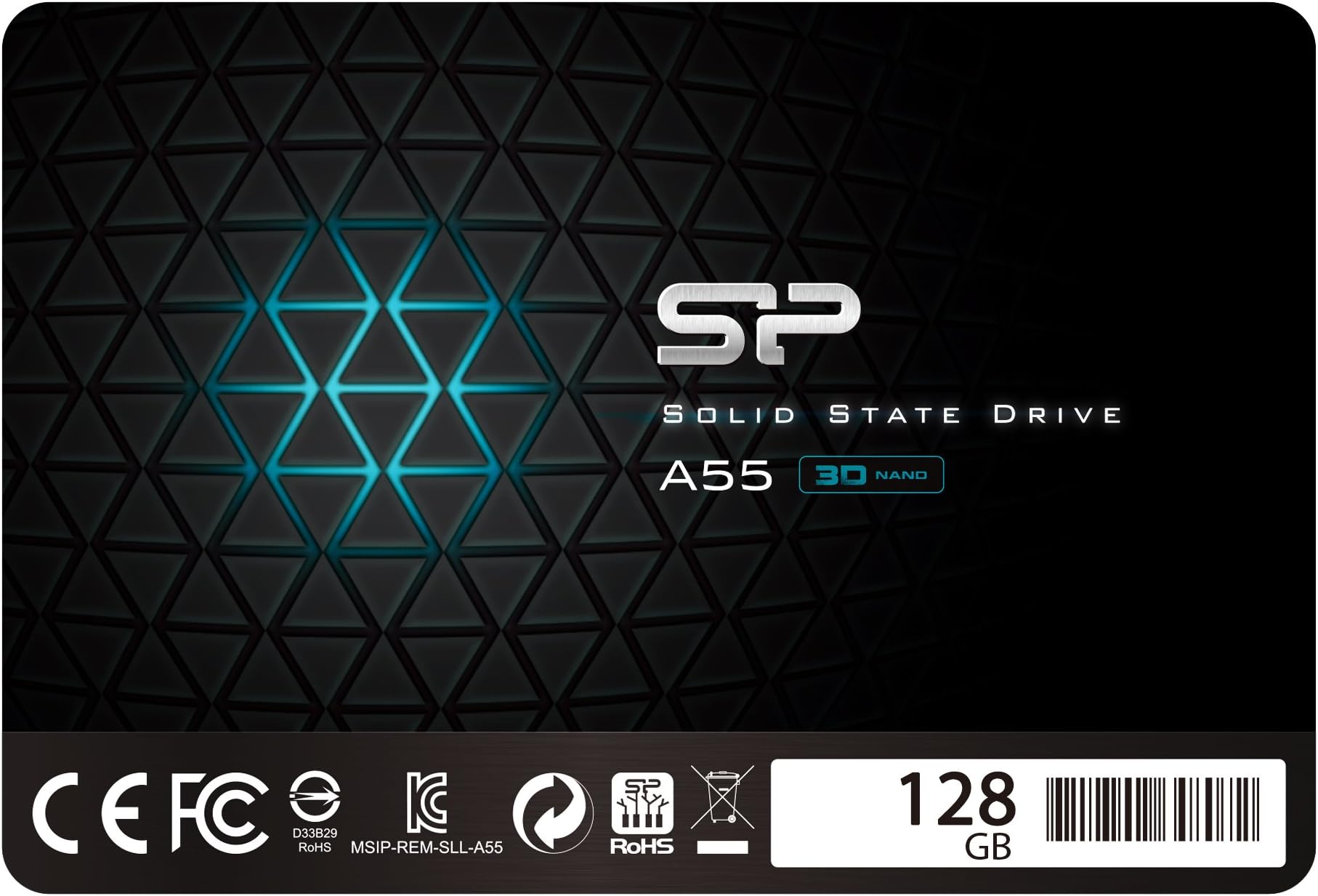 SSD 3d TLC NAND with SATA3ÿGB/S 7ÿmm 3ÿYear Warranty A55ÿSeries- red
