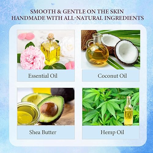 Miniatura 4 de Set de 12 bombas de baño humectantes para piel seca, con aromas relajantes hechos de aceites esenciales para baño de burbujas y spa, regalos de