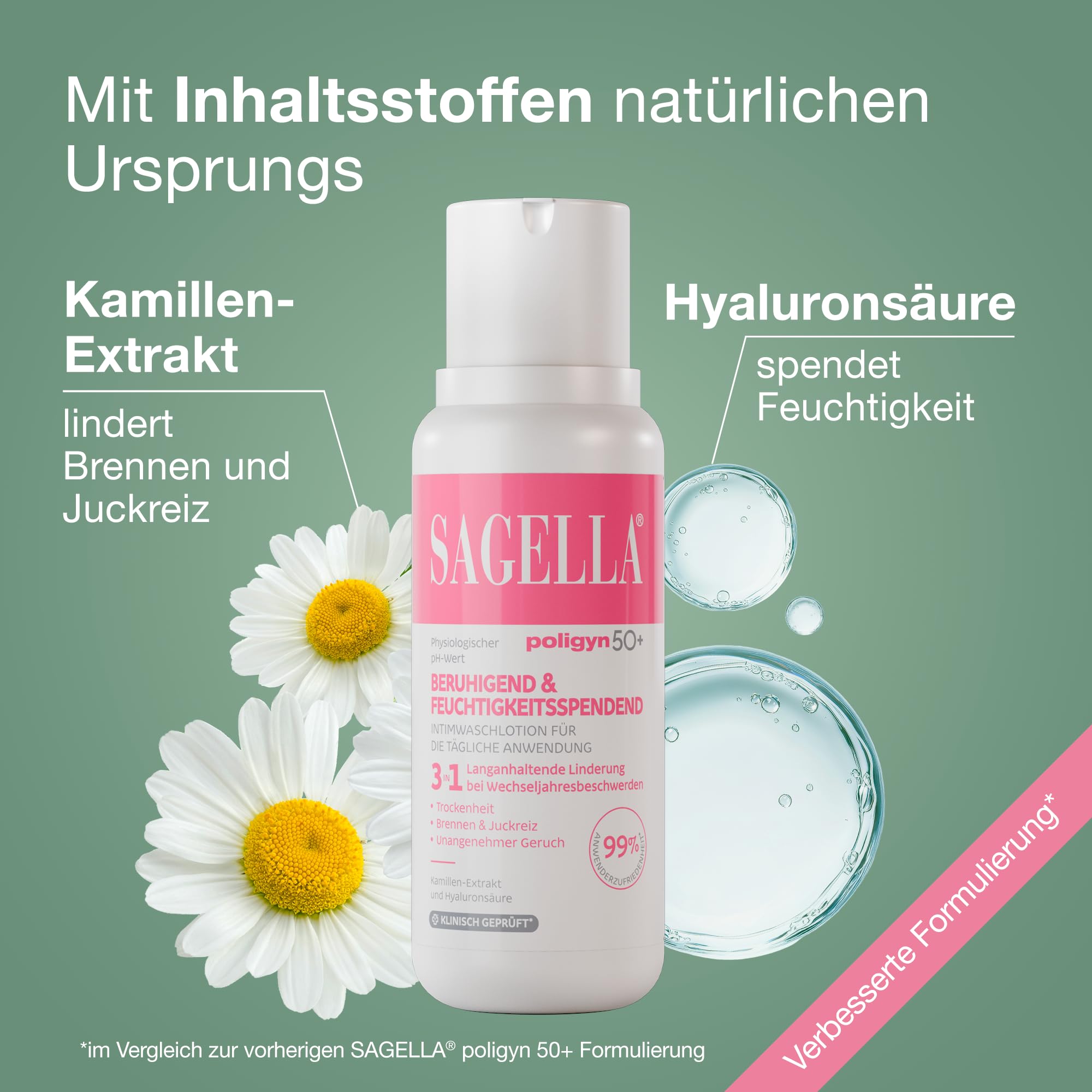 SAGELLA poligyn Waschlotion, 500 ml Lotion