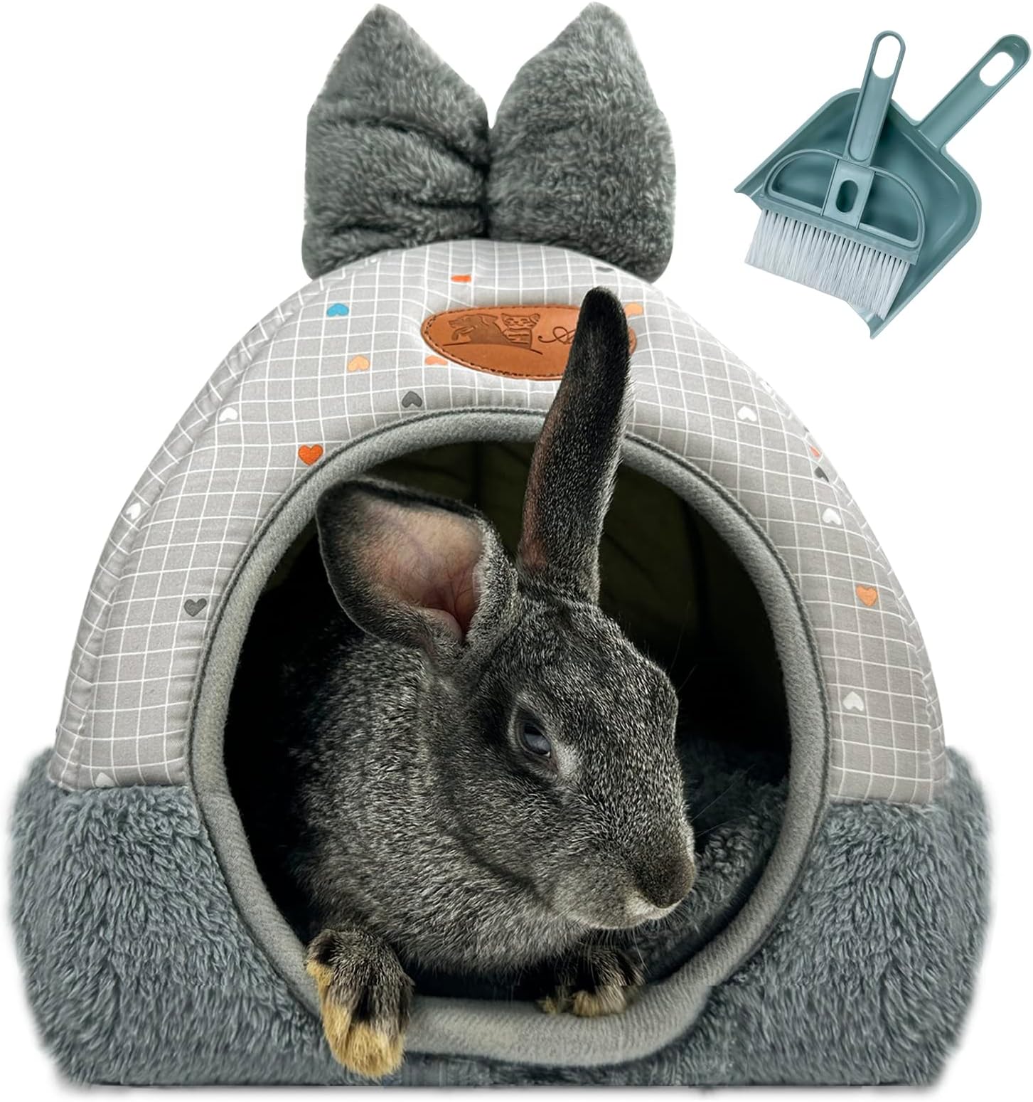 Guinea Pig Bed and Hideout, Soft Warm Rabbit Bed House for Small Animal Hamster Ferret Bunny Chinchilla Hedgehog