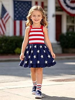 Amazon.com: ZFZDRen 6M-8Y Toddler Girls 4th of July Outfits Baby Girl  Patriotic Clothes Independence Day Kids Red White Blue Dress (Red Blue Dress,  6 Months): Clothing, Shoes & Jewelry